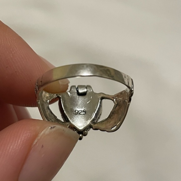 Vintage Victorian Heart Poison Box Statement Ring 925 Sterling Silver Size 7.5 - Picture 15 of 15